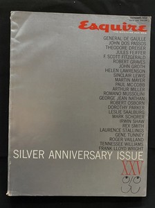 Esquire 25th Anniversary issue, 1958, iconic issue, leading writers, 320 pages
