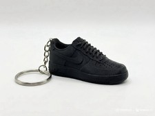 Black Sneaker Keychain Detachable Keyring Plastic Modern Sport