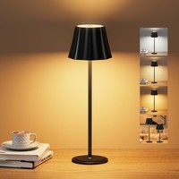 LED Tischlampe Kabellos 3 Farbmodi Dimmbar 5000Mah Akku IP54 Innen AußEn