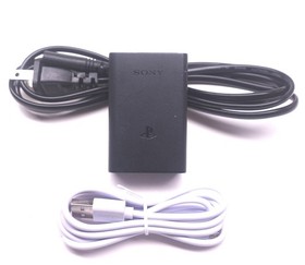 Sony Playstation PS Vita 2000 Wall Charger AC Adapter Set OEM Brick + New Cords