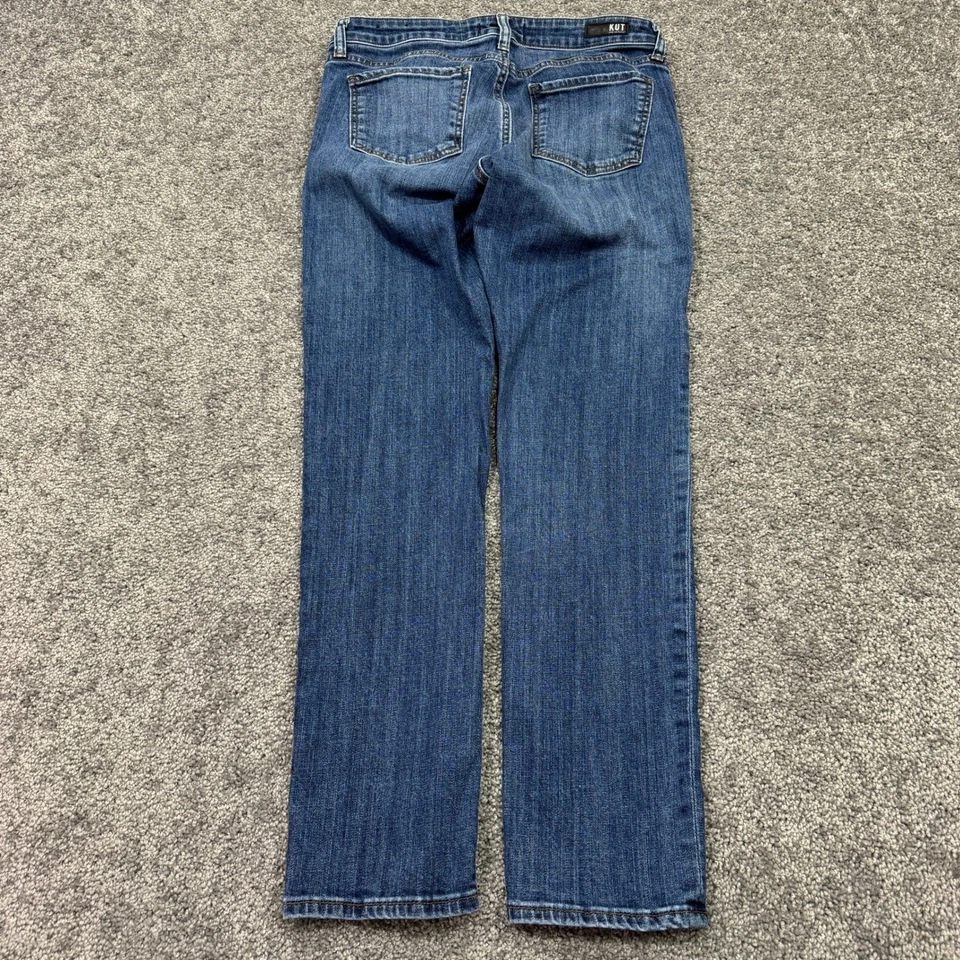 Pantalones de mezclilla Kut From The Kloth para mujer 6 azules Catherine Boyfriend lavado medio preppy Foto 2 de 4