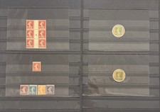 Superbes n°s 137 et 137b "5c vert foncé Semeuse, encapsulé par le Crédit Lyonnai
