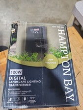 HAMPTON BAY 120W Landscape Lighting Transformer w/Dusk-to-Dawn 1011921002 NEW