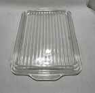 Vintage Pyrex 503-C Original Refrigerator Dish Ribbed Glass Lid - LID ONLY