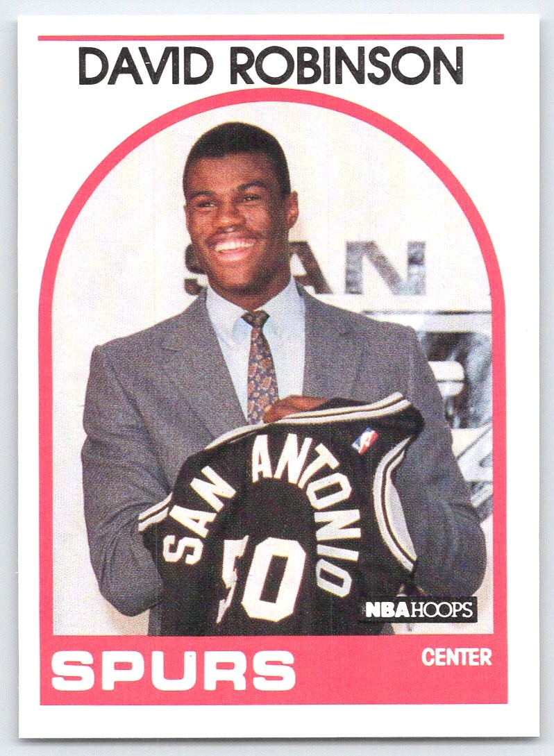1989-90 Hoops #138 David Robinson San Antonio Spurs