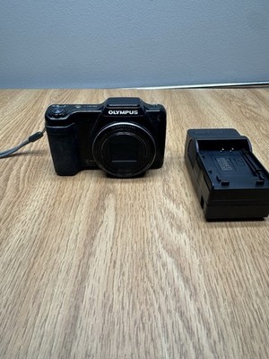 Olympus Stylus SZ-15 Digital Camera 16.0MP Black. Tested, With Charger