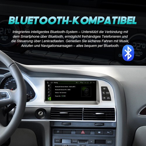 8.8" 8+64G Android Carplay Für Audi A6 C6 4F MMI2G 05-09 Navi mit Glasfaserbox - Afbeelding 7 van 15