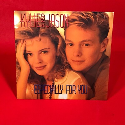 KYLIE MINOGUE & JASON DONOVAN Especially For You 1988 UK PWL 7'' vinyl single A