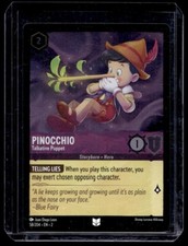 Disney Lorcana Rise of the Floodborn Pinocchio Talkative Puppet Foil 58/204