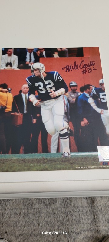 MIKE CURTIS Autographed Signed 8" x 10" Photo Baltimore Colts Football 