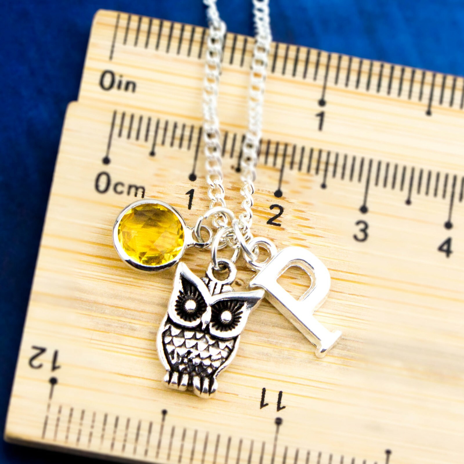 Owl Necklace, Personalised Jewellery, Teacher Gifts, Cute Bird Jewellery, Wisdom