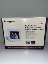 Sungale 8-inch High Resolution Digital Picture Frame - Black