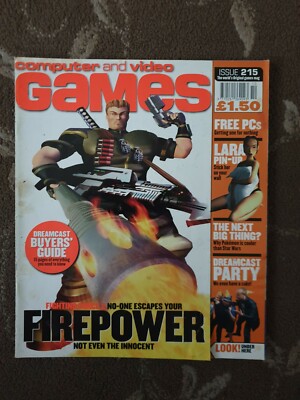 COMPUTER AND VIDEO GAMES C&VG MAGAZINE ISSUE 215 RETRO 90S