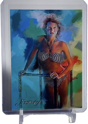 Candy Loving Limited Edition Art Card 6 #33/50 Auto Signed by Edward Vela W/Top