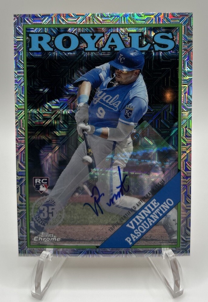 2023 Topps - 1988 Topps Chrome Silver Pack Auto #T88C-91 Vinnie Pasquantino /249