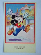 WALT DISNEY postcard Mickey Mouse TOPOLINO vecchia cartolina vintage 5529
