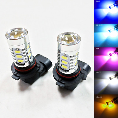 A1 2x 15W High Power HB4 9006 LED Bulbs SMD 5730 Daytime Light Projector Lens