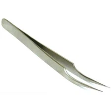#5 Curved Tip Tweezers Jewelers Watchmakers Watch Diamond Jewelry Repair Tool