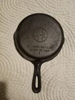 GRISWOLD #3 Cast IRON Skillet Small Block Logo FLAT! 6 Inch