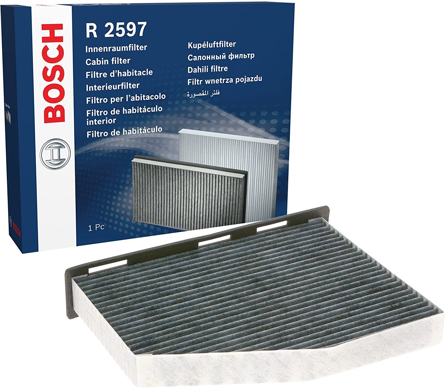 1987432597 Bosch Pollen / Cabin Filter 1K2819653A 1K2819653B 1K2819653 R2597 New - Image 25