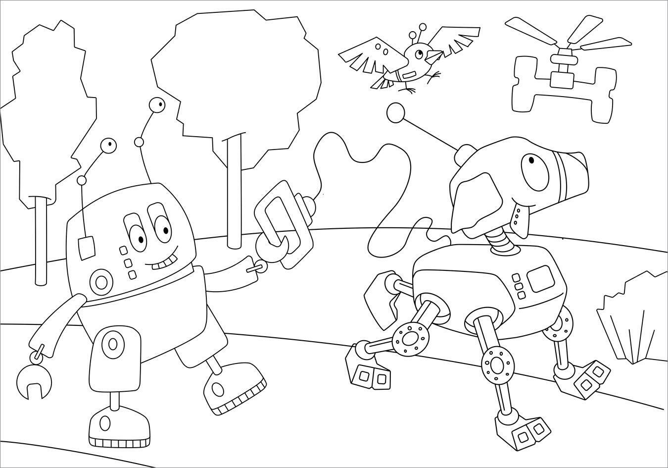 Thumbnail - Peter Braun | Metallic-stickr Malbuch. Roboter | Broschüre | Deutsch
