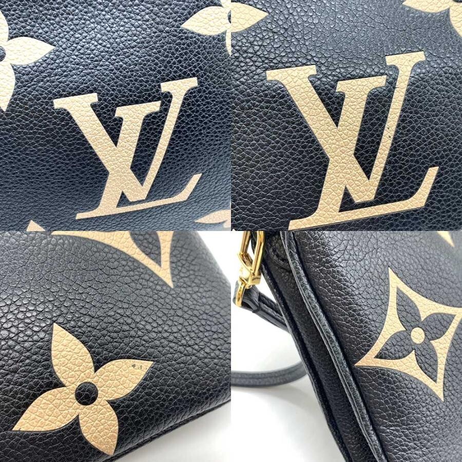 Auth Louis Vuitton Double Zip Pochette Pouch M80787 Monogram 