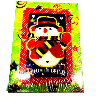 4 MERRY CHRISTMAS  COLOUR FULL GIFT BOXES  8'' x 11'' x 1.5'' FOR INFANTWEAR ETC.