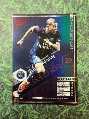 2017-18 Panini WCCF Kylian Mbappe PSA 9 MINT キリアン・ムバッペ