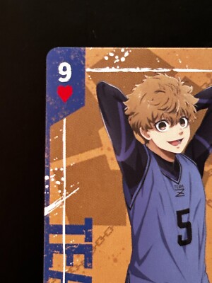 Asahi Naruhaya Blue Lock Playing Card Japanese JAPAN H9 Kodansha