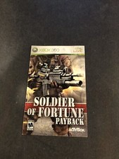 soldier of fortune payback xbox 360 Manual Only