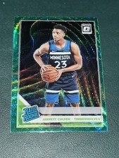 2019-20 Donruss Optic Jarrett Culver Rookie Card FANATICS GREEN WAVE PRIZM. rookie card picture