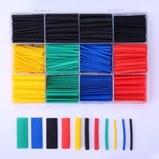 Assorted Heat Shrink Cable Wire Tubing Tube Sleeve Kit Car Electrical Wrap Set↔