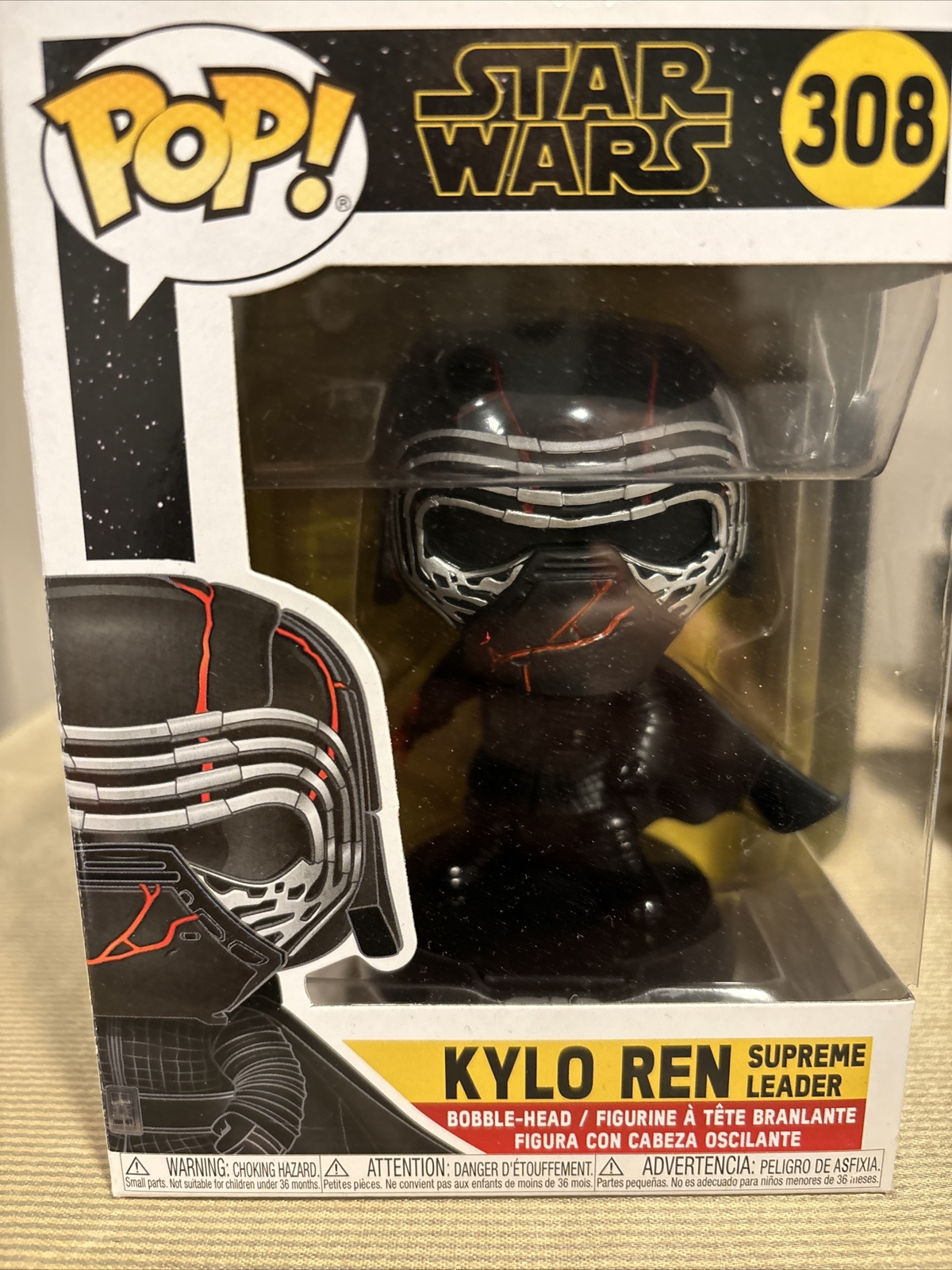 ¡Nuevo Funko Pop! Kylo Ren Supreme Leader #308 Objetivo Exclusivo Brillo En La Oscuridad