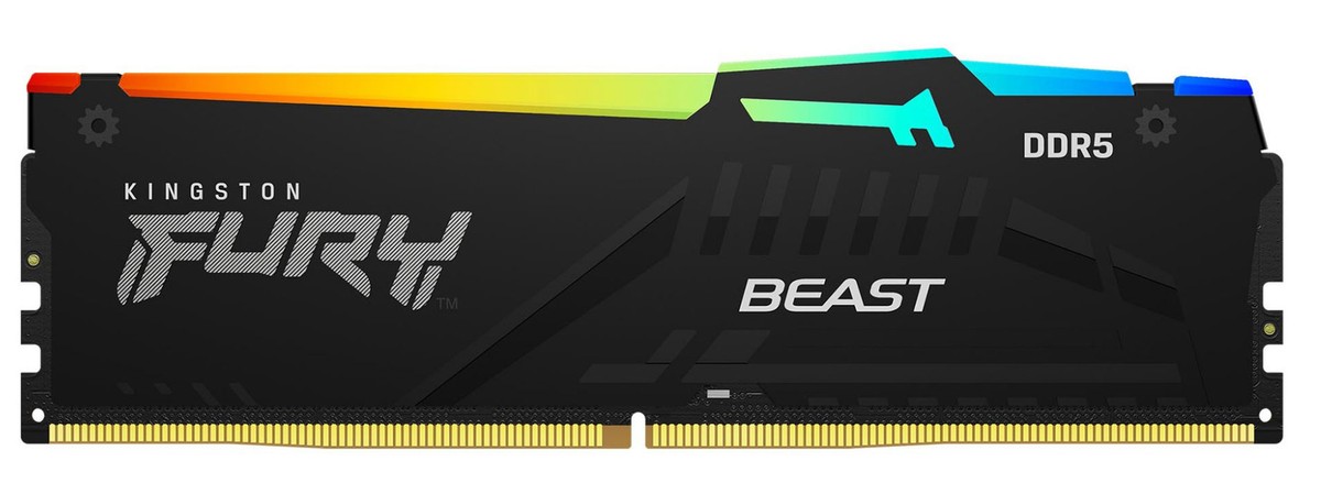 16GB Kingston Technology FURY Beast RGB DDR5 5600GHz CL36 Memory