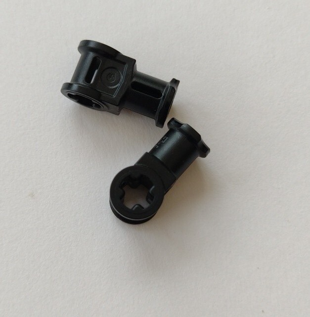 LEGO TECHNIC 42135 6331716 CATCH W.CROSS HOLE BLACK (2) SPARE 