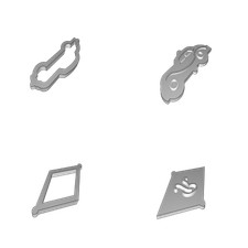 Riley RM Series Car Cookie Cutter & Stamp Set from 1945-1953 Era