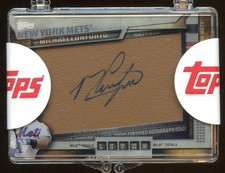 MICHAEL CONFORTO 2016 TOPPS LEATHER AUTOGRAPH #D /25 MINT AUTO METS STAR  RARE