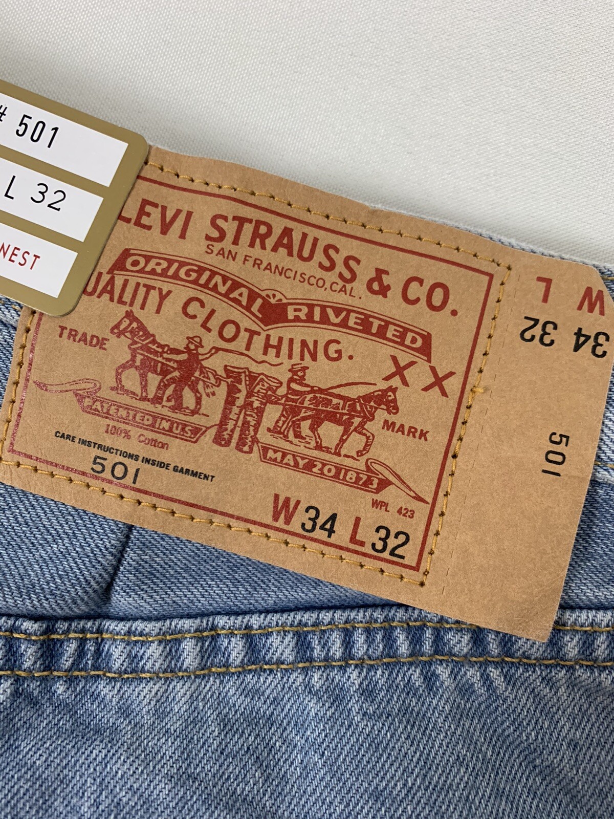 Levis Vintage Clothing 1984 Denim Levis 501 1984 NWT 1984 LEVI'S
