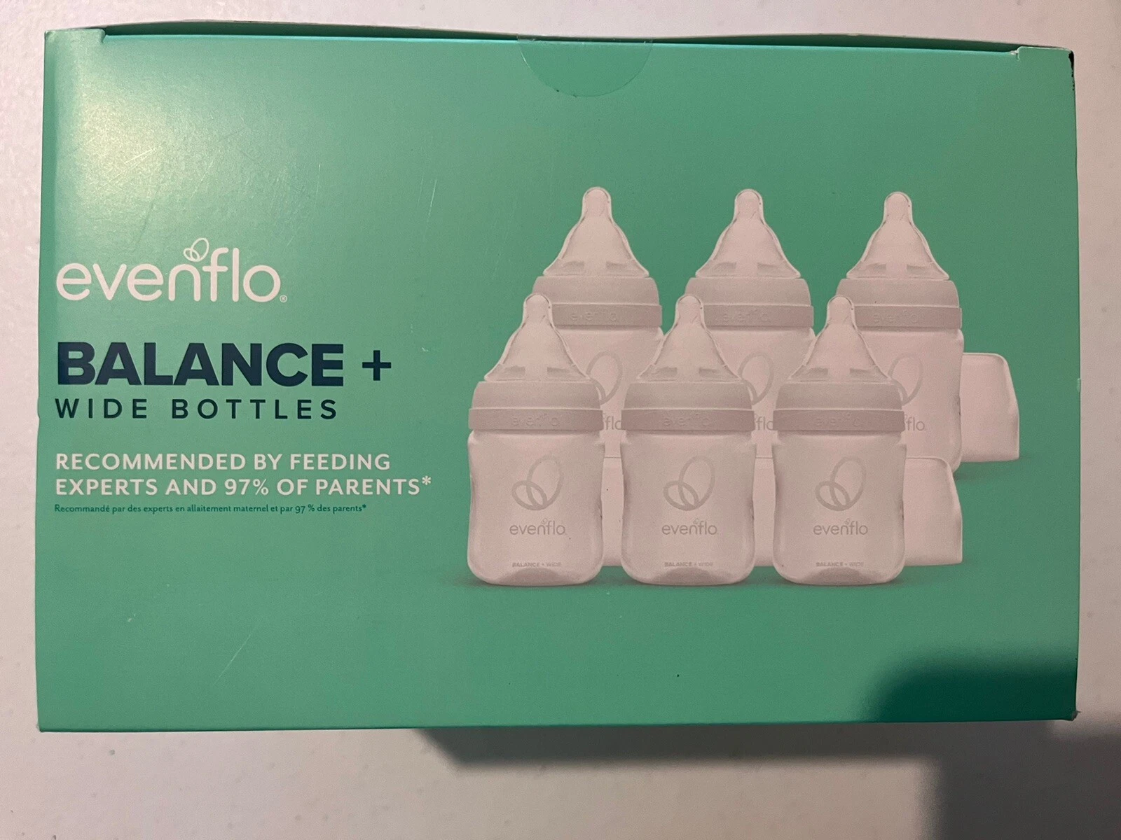 EVENFLO BALANCE + WIDE BOTLES PACK OF 6/ 5 OZ
