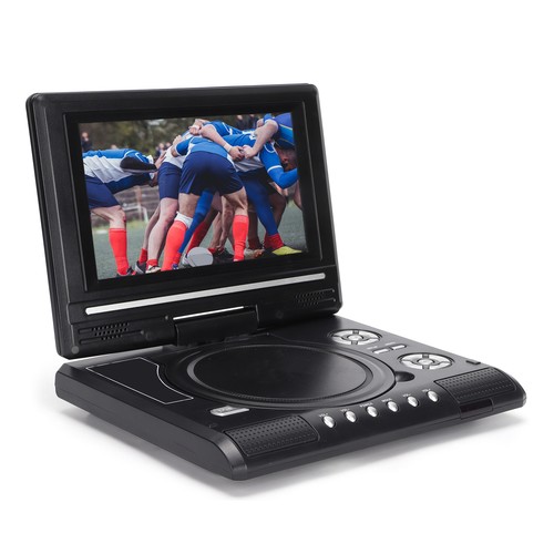 Reproductor de DVD Portátil HD 270° Reproductor de DVD Móvil con Control Remoto USB - Imagen 19 de 48