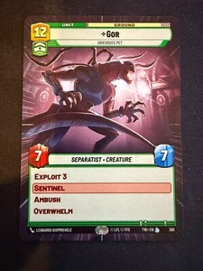 Star Wars Unlimited TWI Hyperspace Gor - Grievous's Pet #388