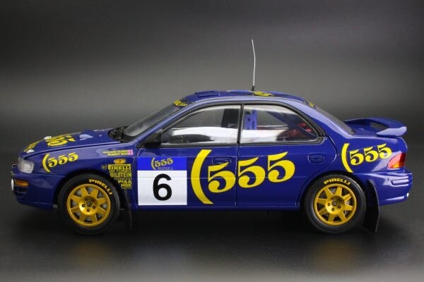 Sunstar 1/18 5526 Subaru Impreza WRC 555 #6 Hong Kong Rally