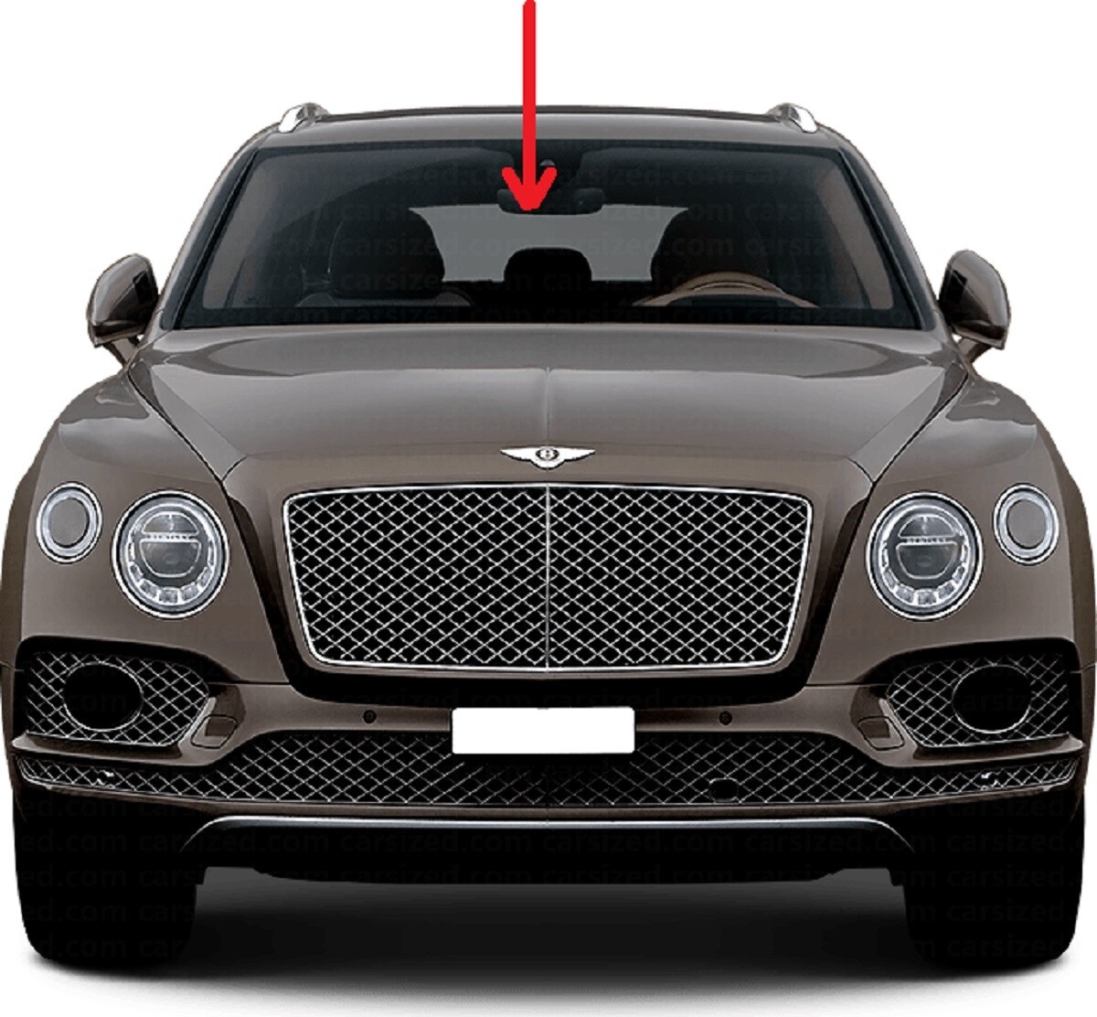Fits Bentley Bentayga 2015-2024 Front Windshield Glass Windscreen W/ Rain Sensor