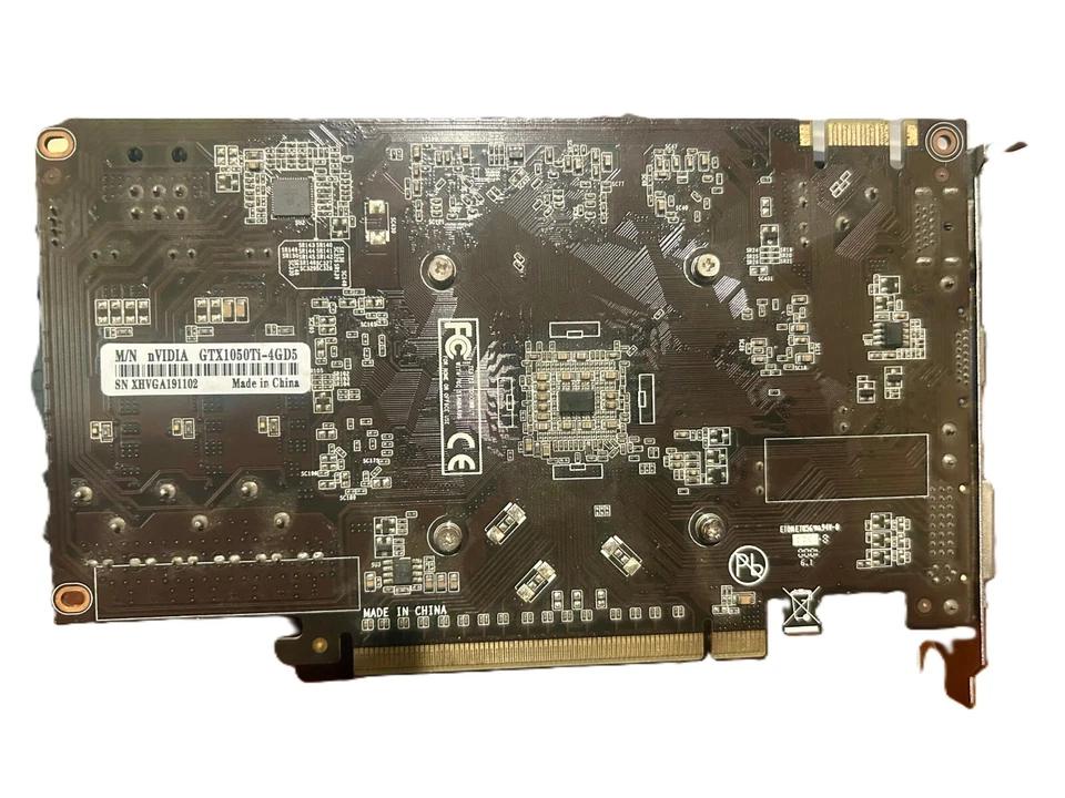 Nvidia GTX1050Ti-4GD5 Video Card Used - Image 3 of 3