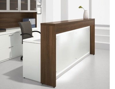 Morpheo 97 Modern Reception Receptionist Office Desk Shell With