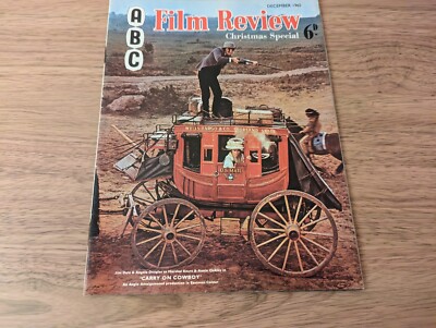 ABC FILM REVIEW DEC 1965 CARRY ON COWBOY STEVE McQUEEN ONCE A THIEF