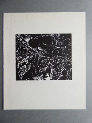 Frans Masereel - der Weg des Menschen, Holzschnitt