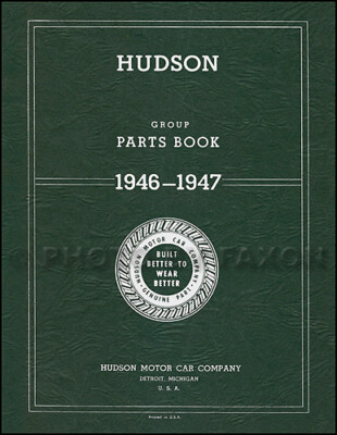 1946 1947 Hudson Teilebuch 46 47 Illustriertes Master-Katalog 6 Und 8