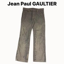Jean Paul Gaultier JPG Denim Jeans Gray Cotton Men's 48 from Japan