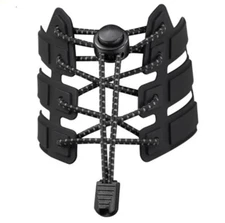 No‑Tie Elastic Shoe Laces with Locking Toggle – Quick Fastening Lock Lace